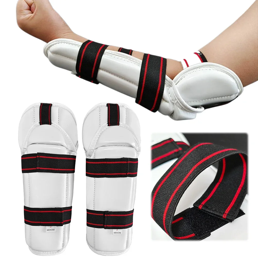 

New Taekwondo Forearm Guard with EVA Liner Arm Protection Guard Taekwondo Protective Gear for Free Combat Boxing