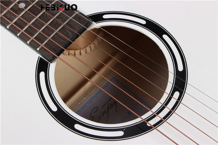 for E41-DDL HEBIKUO Wholesale cheap 40 inch white acoustic guitar