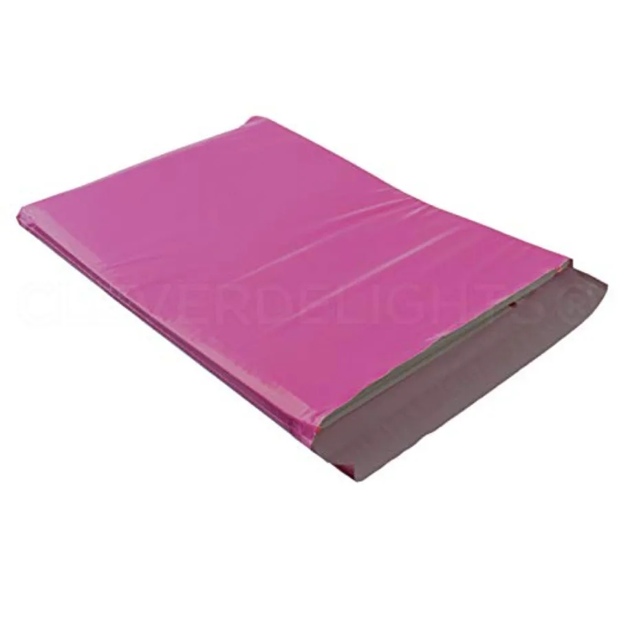 

1" Magenta Poly Mailers - 0 Pack - Strong Self-Sealing Postal Shipping Envelopes - Large 1