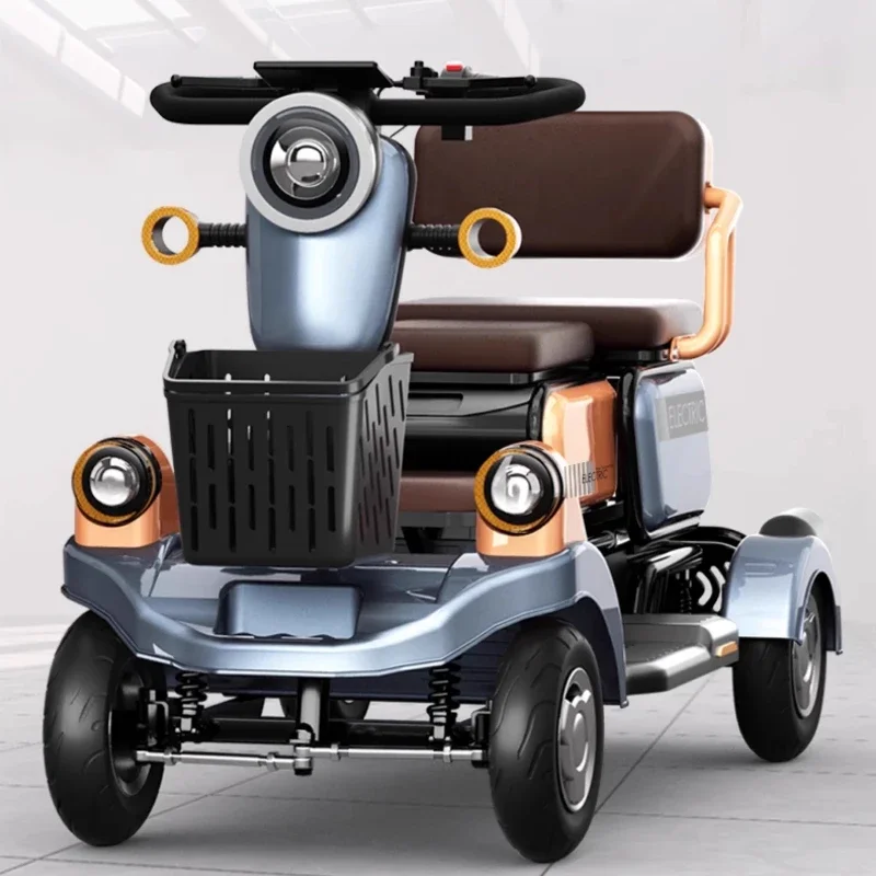 

Elderly scooter, household small electric four-wheel