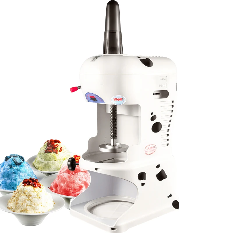 

Top-Grade Commercial Snowflake Ice Crusher with Manual Lifting Handle for Dessert Businesses & Summer Events