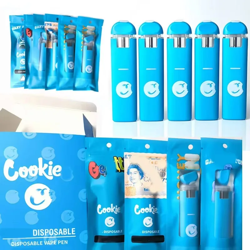 10-30pcs Electronic Cigarette Cookies Disposable Vape Pen 280mAh Battery 1ml Empty Cartridge Atomizer Ceramic Coil With Bag