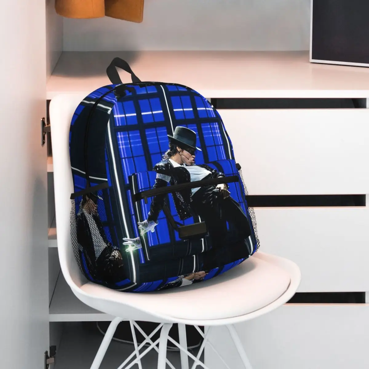 Michael Jackson First Concert Musical And Dance Backpack Daypack Children BookBag School Bag Shoulder Bags for Men Women