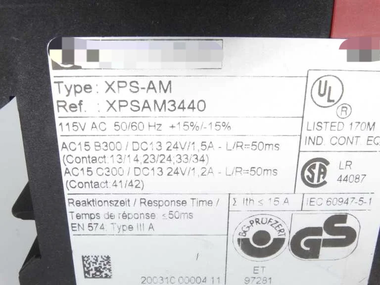 PLC プログラミング コントローラー XPSAM3440 リレー