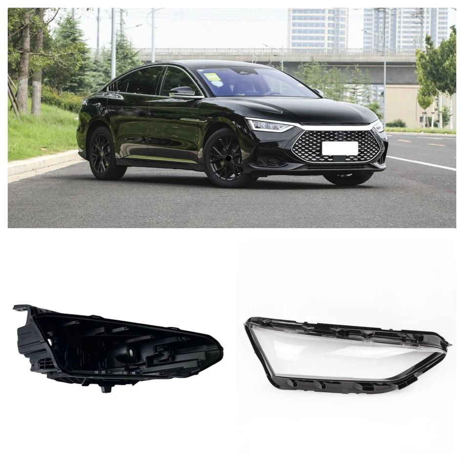 

For BYD Han DM 2020 2021 2022 2023 Auto Accessories Car Base Head Lamp Shell Lamp Holder Headlights Lens