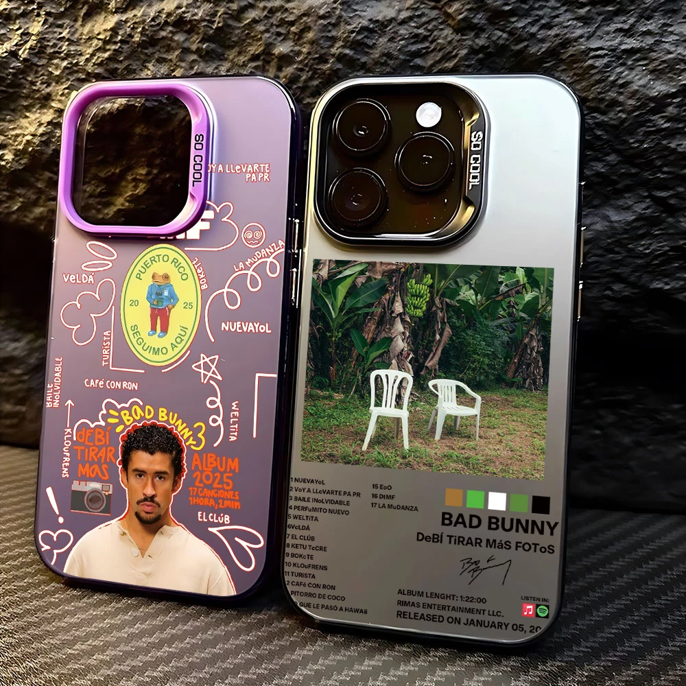 Чехол для телефона DTMF Debí Tirar Más Fotos Bad Bunny для iPhone 16e 16 15 14 13 12 11 mini Pro Max X XR XSMAX 8 7 Plus, матовый против падения