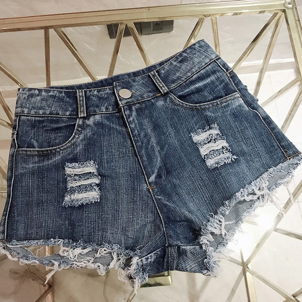 New In Women's Summer Denim Shorts Hip Cutout Sexy Hot Pants Nightclub  Streetwear High Waisted Short Jeans Hotpans