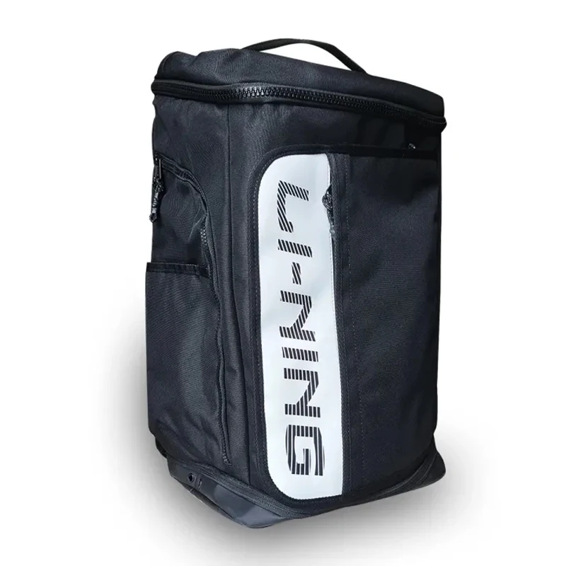 Li-Ning Unisex-Basketball-Rucksack, Polyester, große Kapazität, praktisch, modisches Futter, für Herren und Damen, doppelte Umhängetasche, ABSV359 – Detail 4