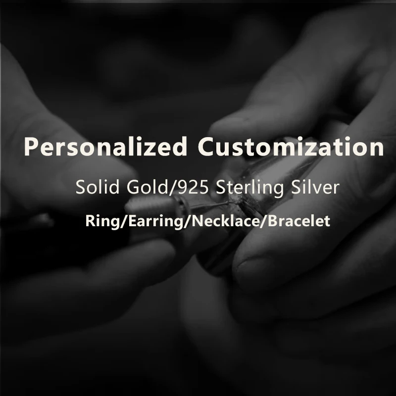 

Personalized Customization For Earring Necklace Bracelet Ring Jewelry Set
