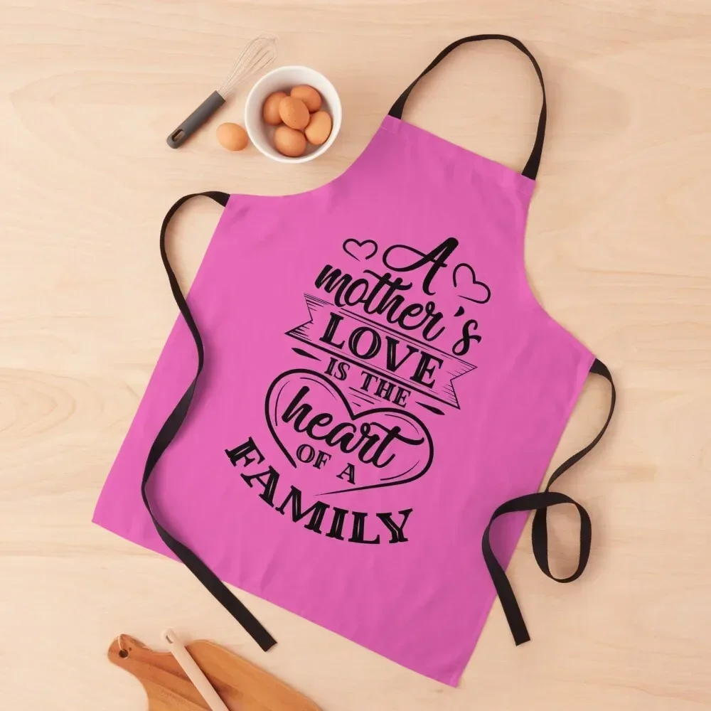 

A mothers Love Is the heart of a family By Richbagger Apron painters Kitchenware Apron