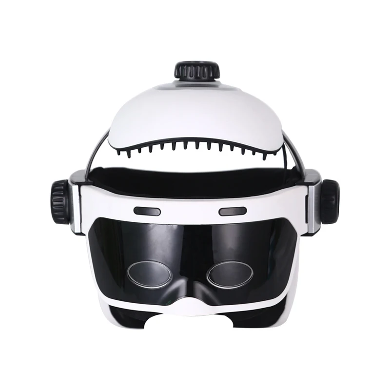 

Electric Head Scalp Massager Head Eye Massage Instrument Air Pressure Vibration Massager with Heat Compression