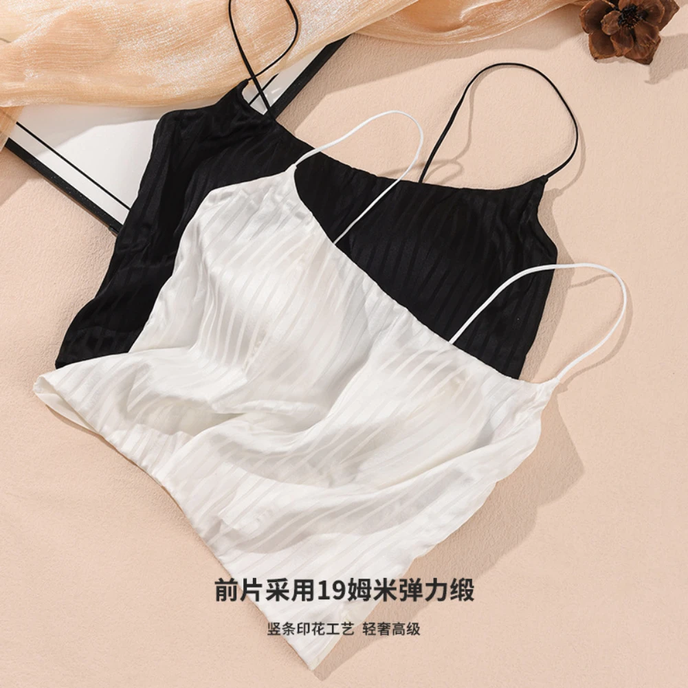 silk tube top sexy women white crop tops corset summer shirt clothes tank womens clothing balck croptop aesthetic cute shirts