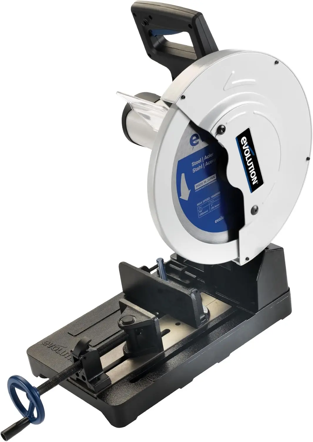 

Power Tools | Chop Saw | Metal Cutting Cut Off Saw | 14-Inch | 15-Amp Motor | 0-45˚ Miter Range | 14" 66T Mild Steel TCT Blade |