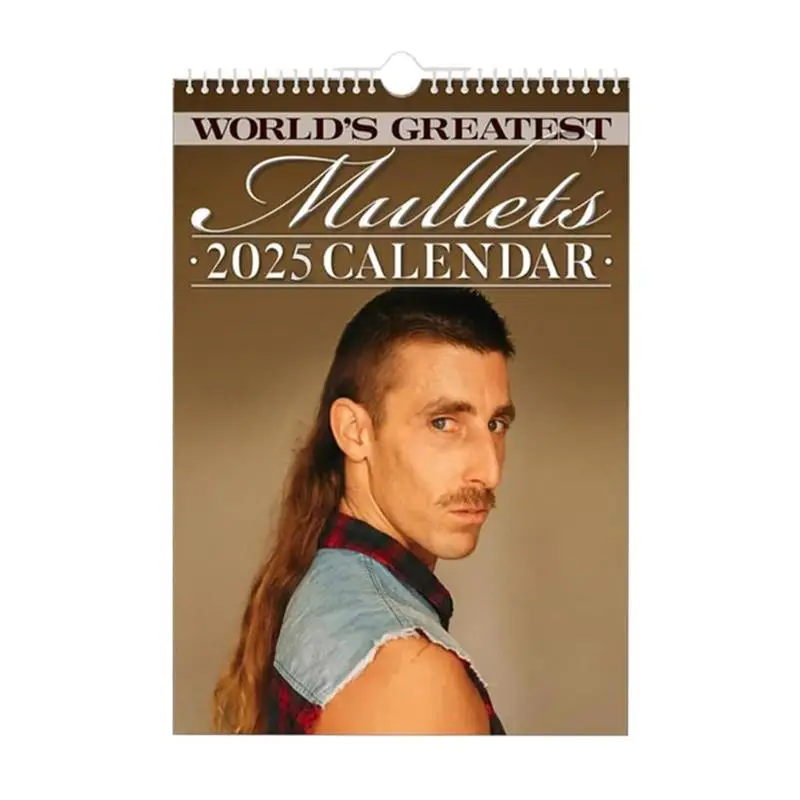 

2025 Calendar Mullets Hair Stylist Mullets Calendar Funny 2025 World's Greatest Mullets Calendar Journal Calendars For Calendar