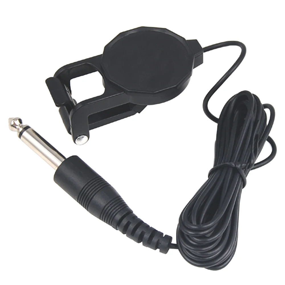 

1PC Acoustic Guitar Pickup Guitar Preamp Piezo Pickup Tuner Amplifier 8.2FT Connection Cable Musical Instrument Accessories