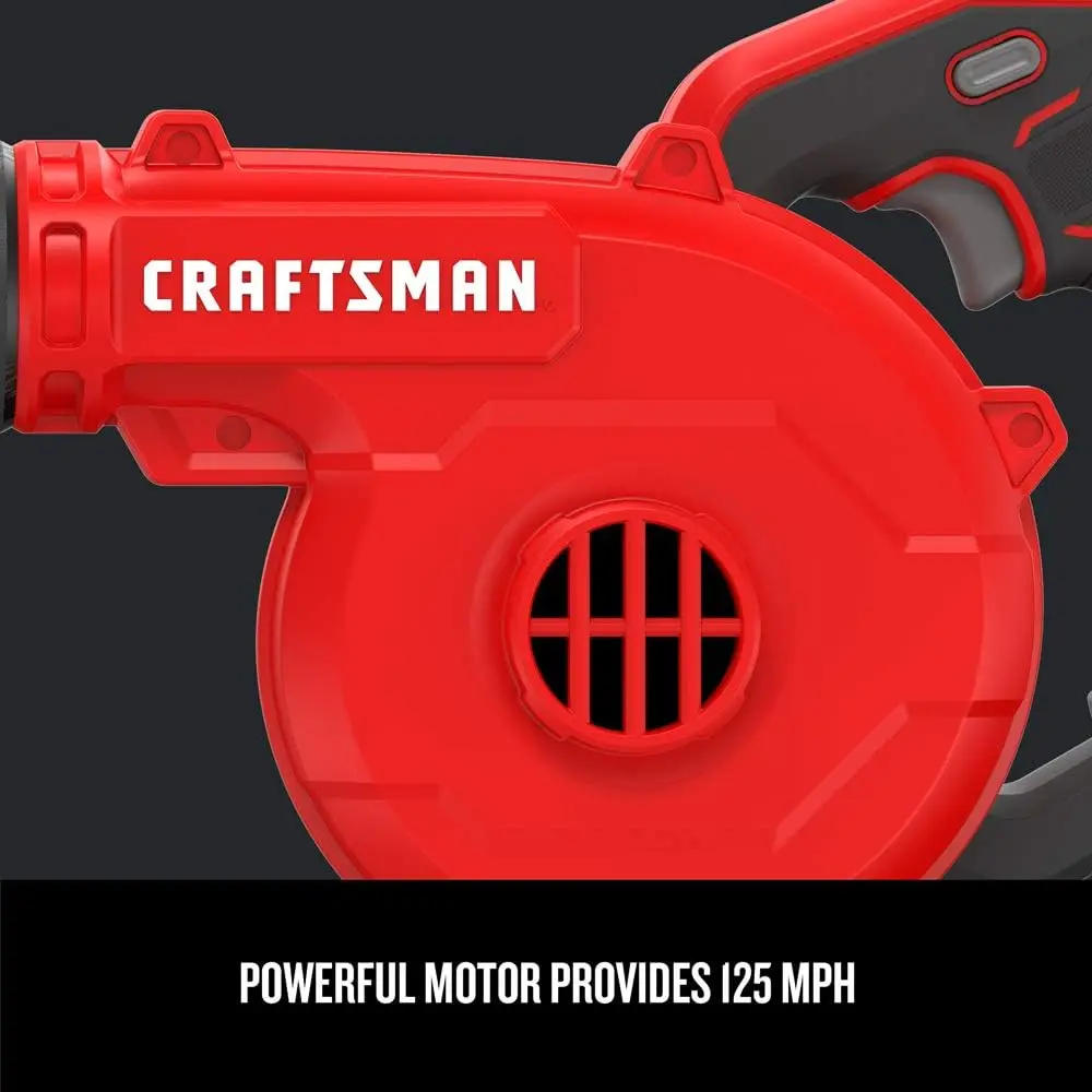 CRAFTSMAN-soplador de hojas inalámbrico V20, 125 mph, solo herramienta desnuda (CMCBL0100B)