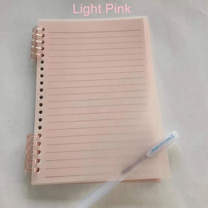 10 TEILE/LOS ReadStar A4 B5 A5 30/26/20 Löcher 9,5mm Pitch Matte PVC Lose Blatt Gesicht Bindung Abdeckung Farbe kunststoff Buch Abdeckung Gesicht – Detail 12