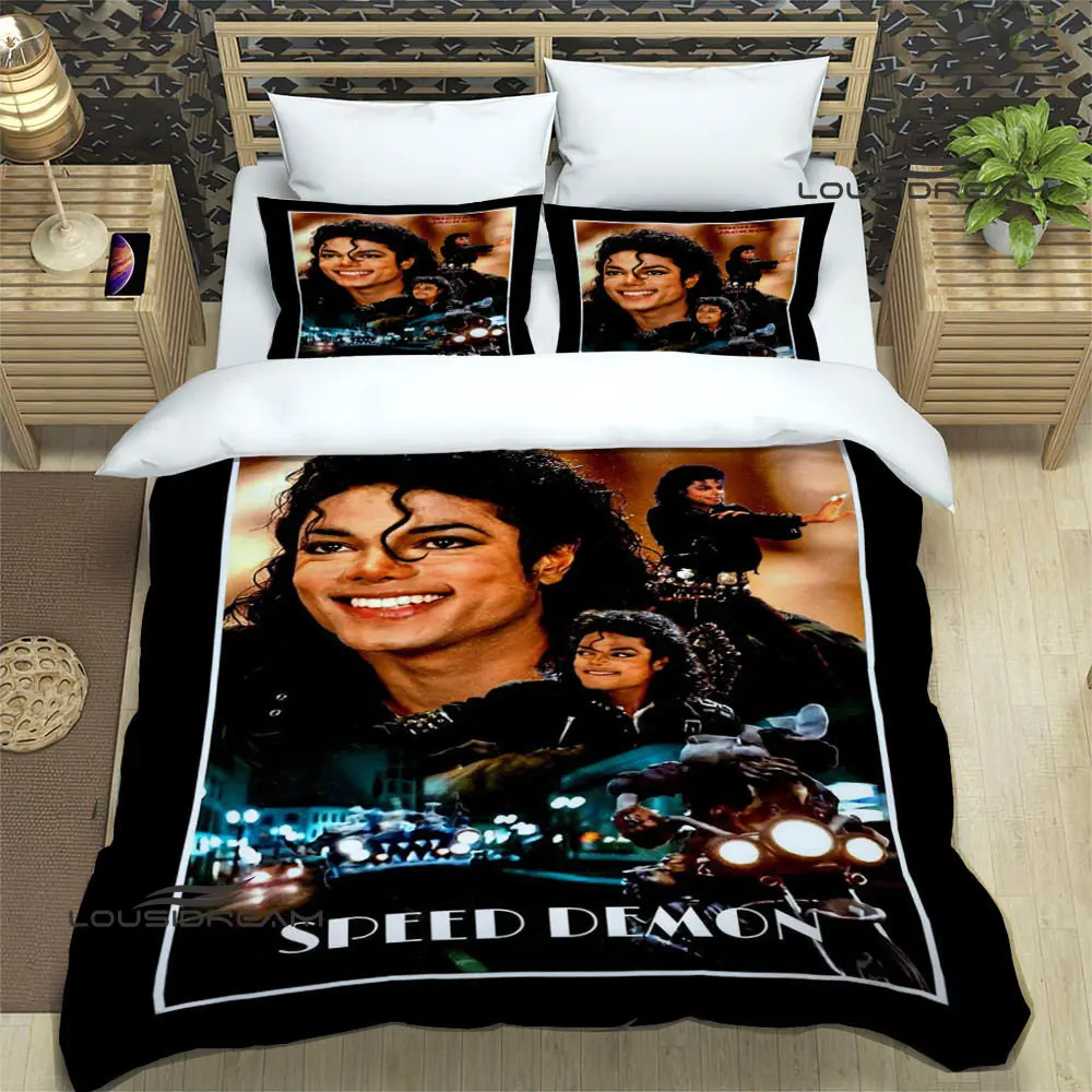 Michael Jackson set di biancheria da letto stampati set di forniture per il letto squisito copripiumino set di biancheria da letto set di biancheria