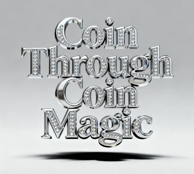 

Магия монет через монета - Морган и ходячая Свобода, иллюзия проникновения доллара для фокусников крупным планом, фокусы