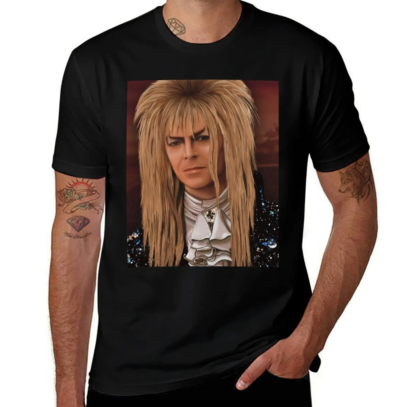 Labyrinth T-Shirt Basic Simple Design Short Sleeve Shirt T-Shirt