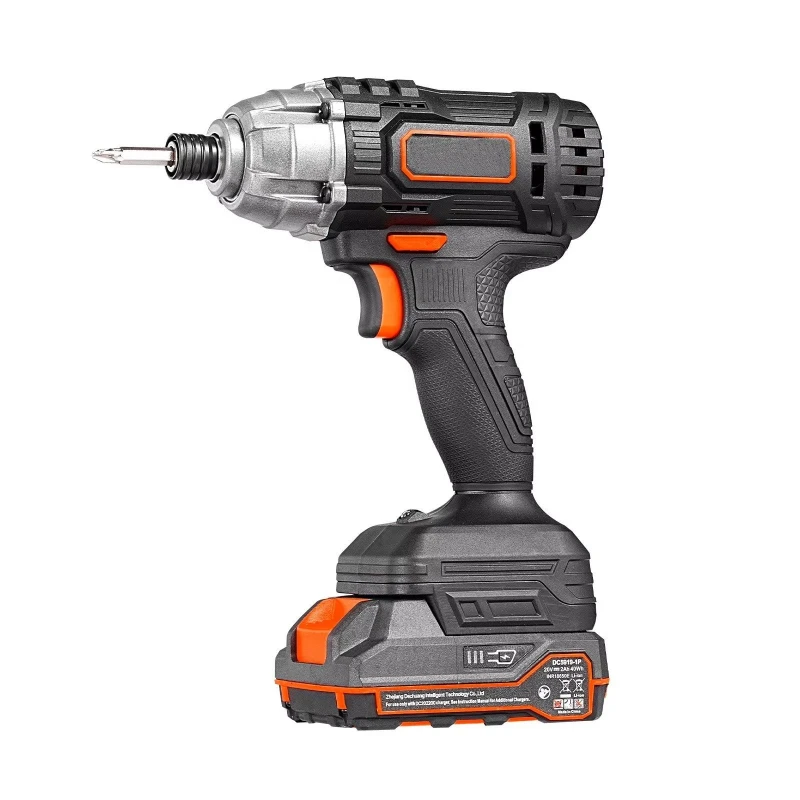 Impact screwdriver 20 V 1/4 inch 180 Nm 10 drill bits LED strip head