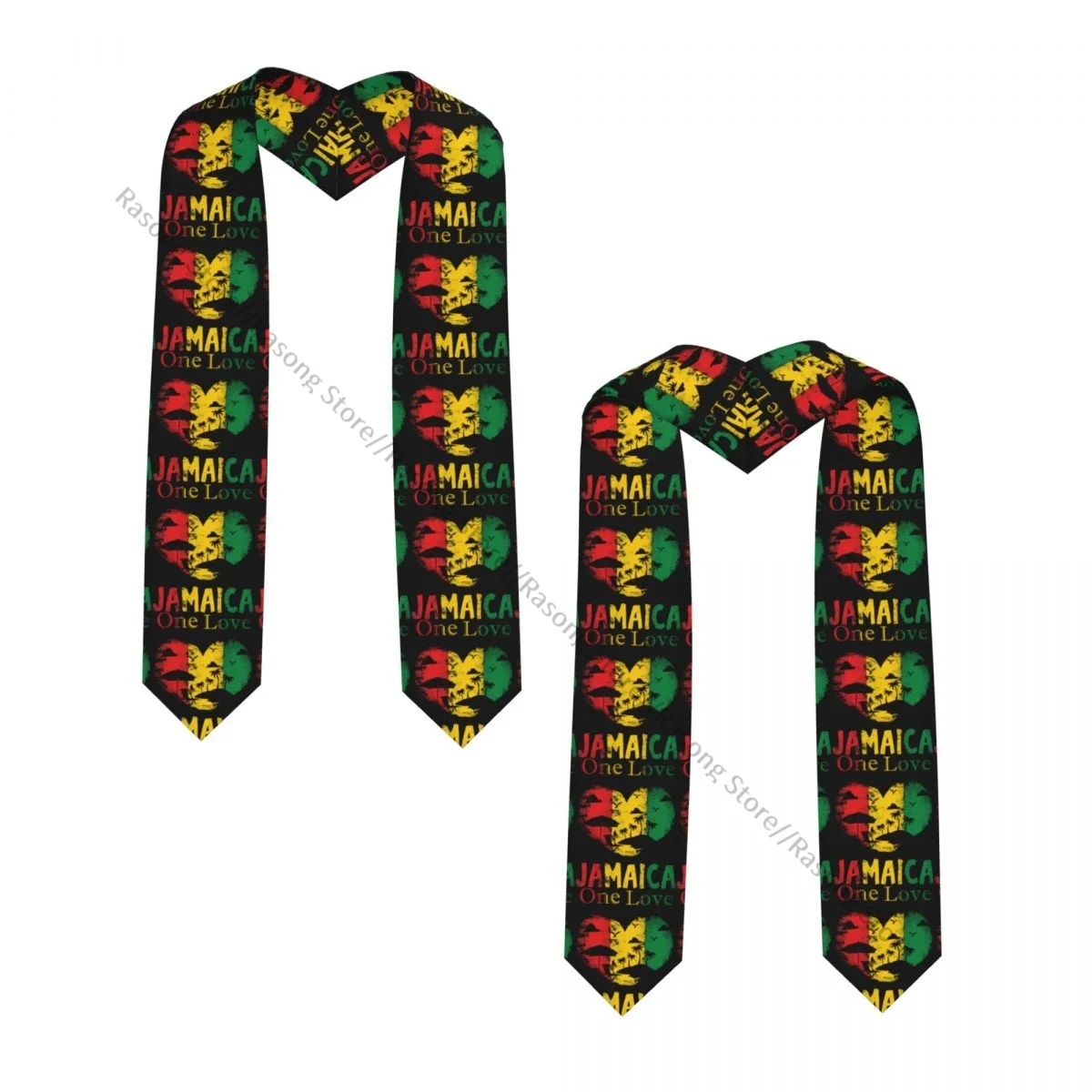 School Student Graduation Stole One Love Jamaican Sash Graduate Ceremony Graduation Stole Photo Props