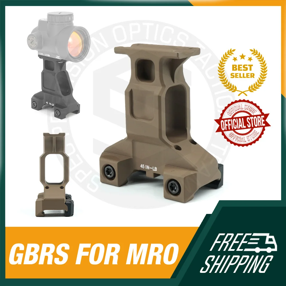 

2024 New SPECPRECISIONRed Dot Sight Mount 2.91" Tactical GBRS Lerna Group Mount For M R O 6061-T6 Aluminum