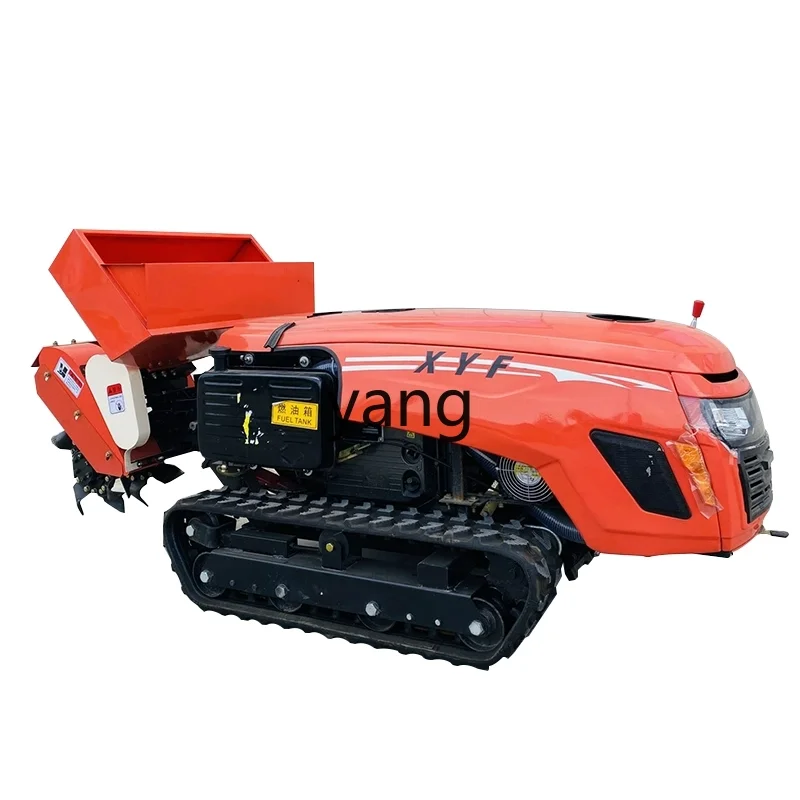 CCL crawler rotary tiller small four-wheel drive agricultural tractor plowing ditching soil weeding pastoral management machine