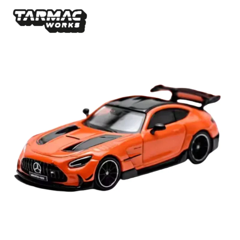 1:64 Mercedes-Benz AMG GT Black Series alloy static model, children's collection of decorative toys, holiday gifts for children.