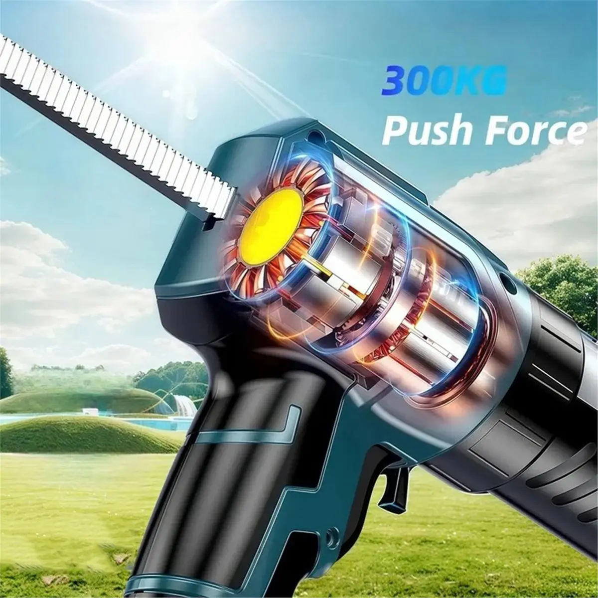 Cordless Electric Caulking 4 Speeds Wireless Glass Glue for 21V Battery