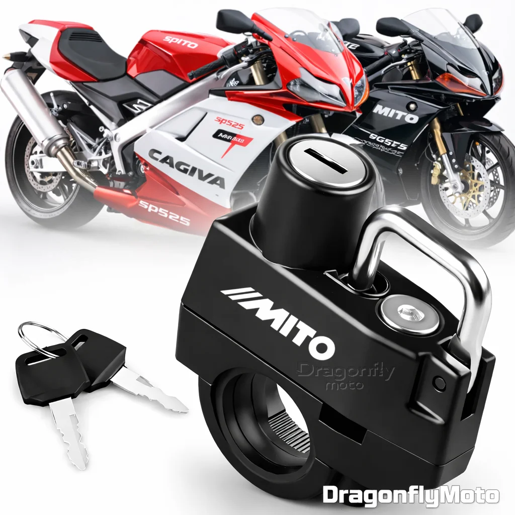 

Замок для мотоциклетного шлема для Cagiva Mito 50 125 Mito sp525, противоугонный замок для шлема, противоугонное устройство, нержавеющий противоугонный замок