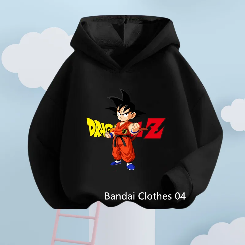 

Dragon Ball Z Goku Autumn Winter 2 to 12 Y Boys Girls Sweatshirts Kids Anime Cartoon Hoodies Clothing Toddler Goku Hooded Tops