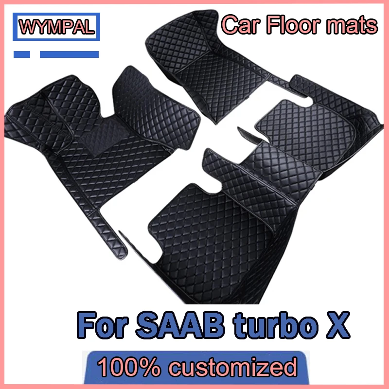 

Автомобильные коврики для SAAB 9-3 turbo X 2003-2010, аксессуары, индивидуальные автомобильные коврики