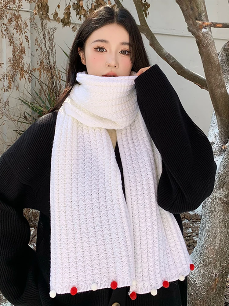 

New Knitted Solid Casual Scarf Headscarf Winter Women Ladies Men Simple Warm Soft Scarves Pashmina Mujer Male Foulard Wrap Shawl