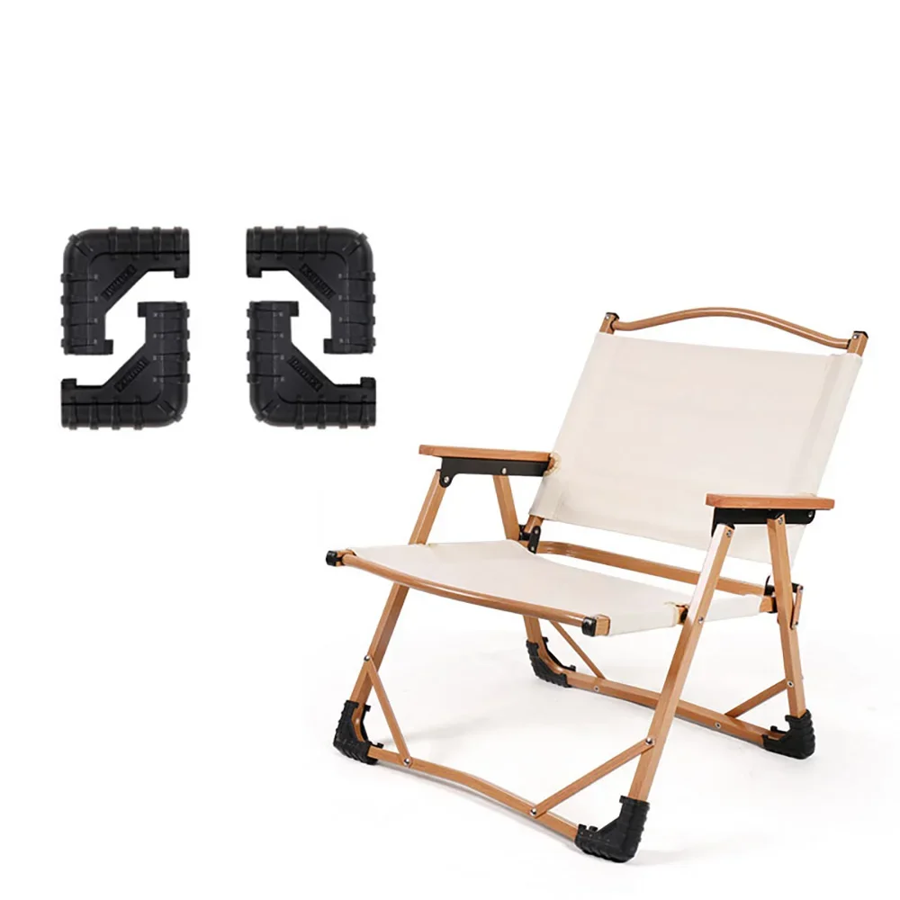 Plastic Chair Foot Cover Office Chair Anti Leaning Foot Pad Slip&Noise Reduction Square Tube Anti Slip Arch Protective