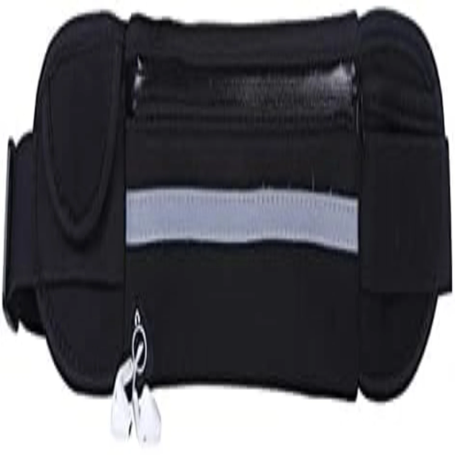 Stylish and versatile black waterproof waist bag for active men and women. Keep organized on the go with a comfortable mobile ph