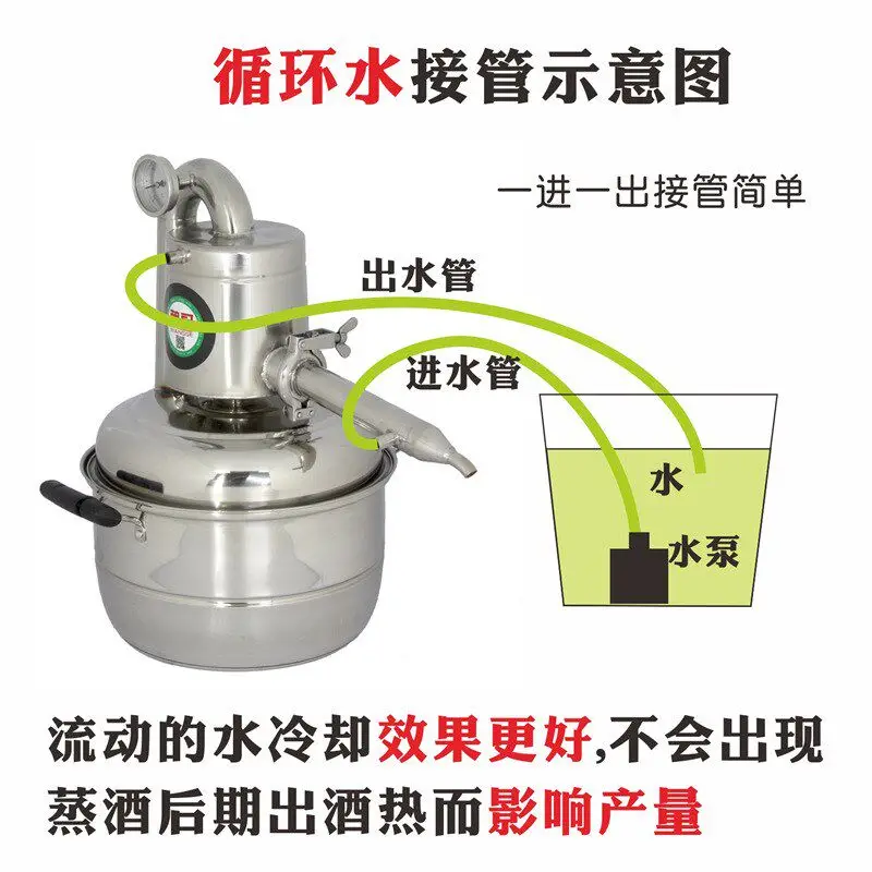 10-liter Capacity Distilled Water Equipment, Distillation Apparatus, Water Purifier