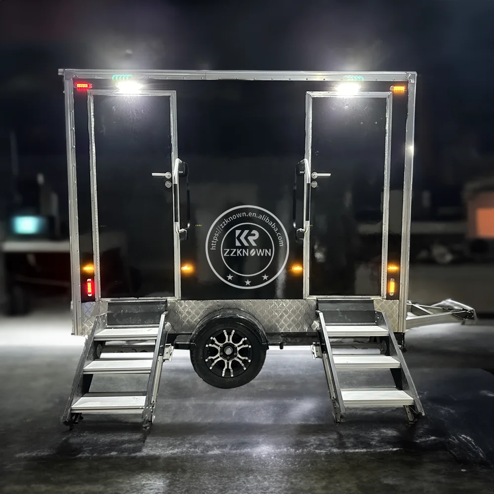 욕실 럭셔리 이동식 화장실 트레일러, 변기 트레일러, Vip 럭셔리 휴대용 화장실, 2024 새로운 디자인