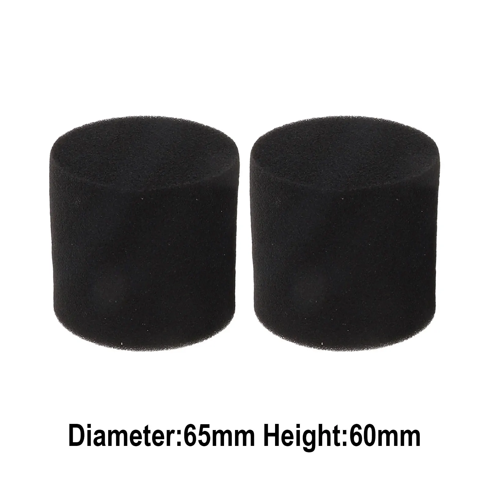 2PCS Foam Loud Speaker Port Bungs 35-65mm Diameter Black Sound Guide Tube Resistance Cotton Speakker Accessories