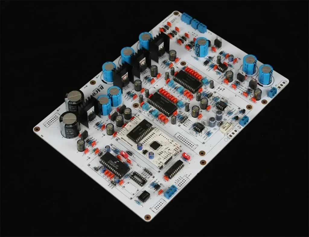 Nvarcher TDA1540 DAC ถอดรหัส CS8412 + SAA7030 + TDA1540P HiFi ถอดรหัสเสียงที่กําหนดเอง