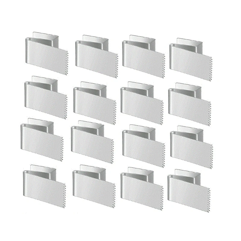 

Universal And Reusable Glued Wooden Clips For Windows With Door Handles And Screws, Packed In 16 Units