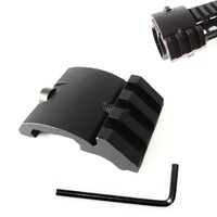 45 Degree Offset Tactical Flashlight Mount - Aluminum Alloy Side Bracket for 20MM Picatinny Rail, Fits SF M300 M600 Series Airso