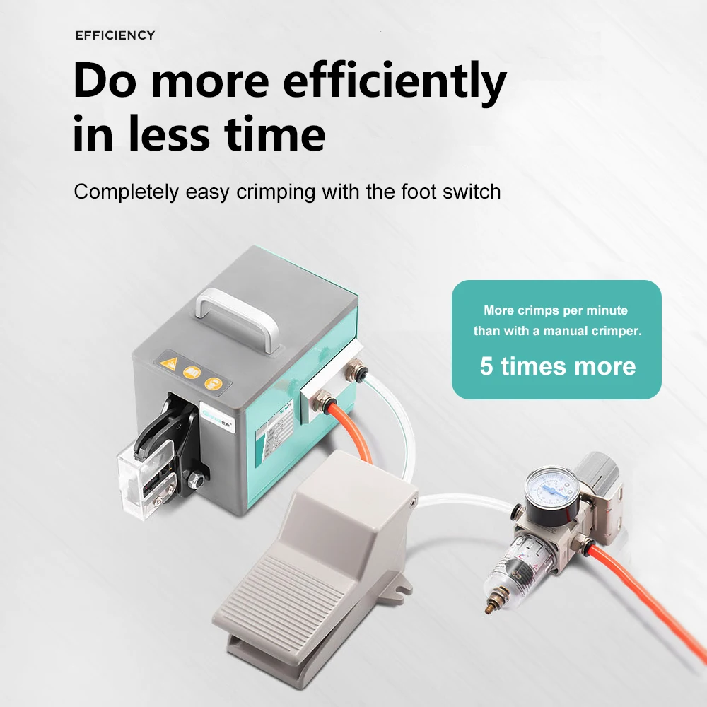 Presse à froid Terminal Machine à sertir pneumatique pince à sertir Terminal de bureau Machine à sertir Mini Machine à sertir