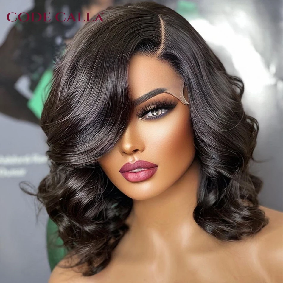 Side Part Body Wave Cheap Short Bob Wig Lace Front Human Hair Wigs Preplucked Body Wave T Part Side Part Lace Closure Wig