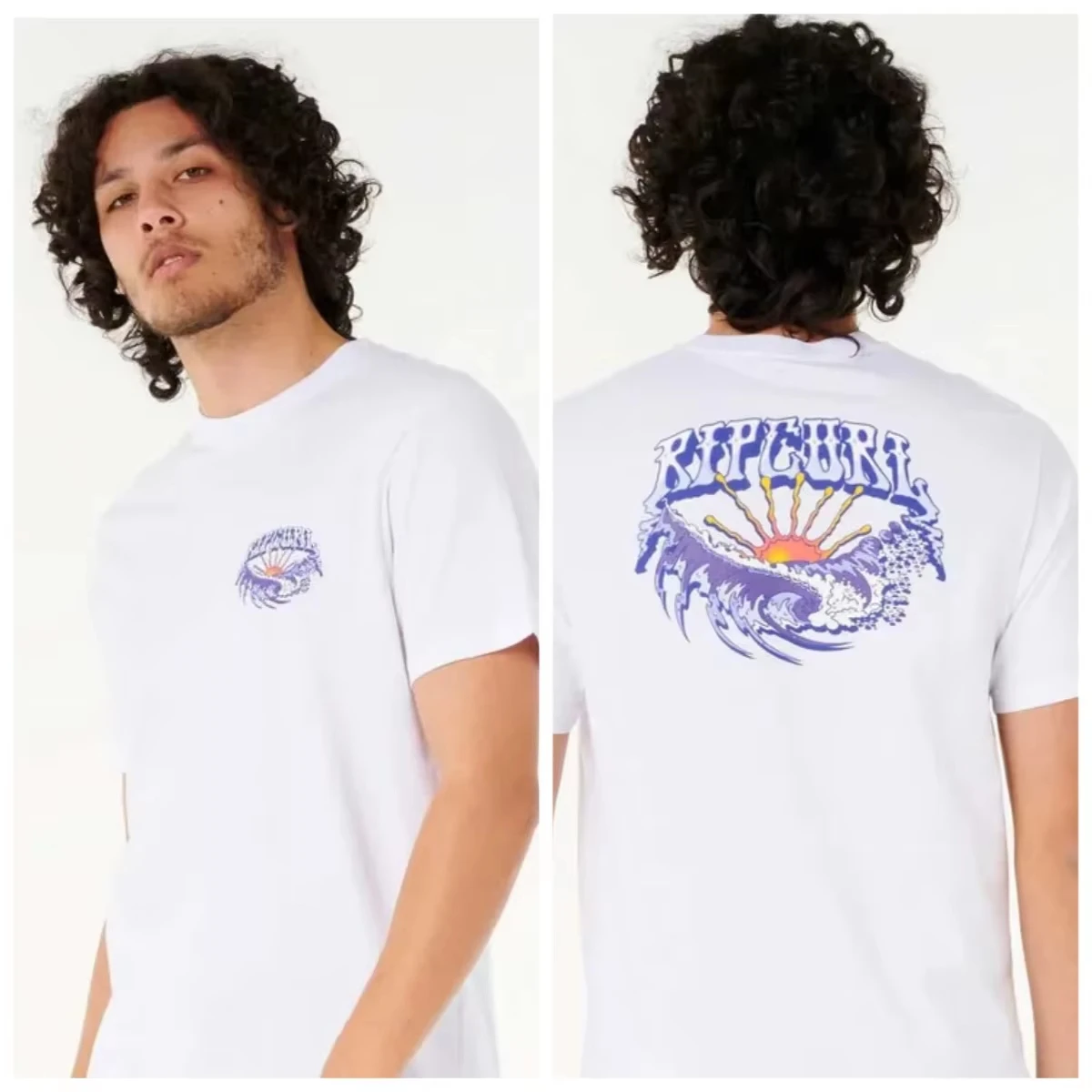 

New Alphabet Printed Summer Men's T-Shirt Short Sleeve Outdoor Sports Surfing Short Sleeve Fitness Short Sleeve T-Shirt Top