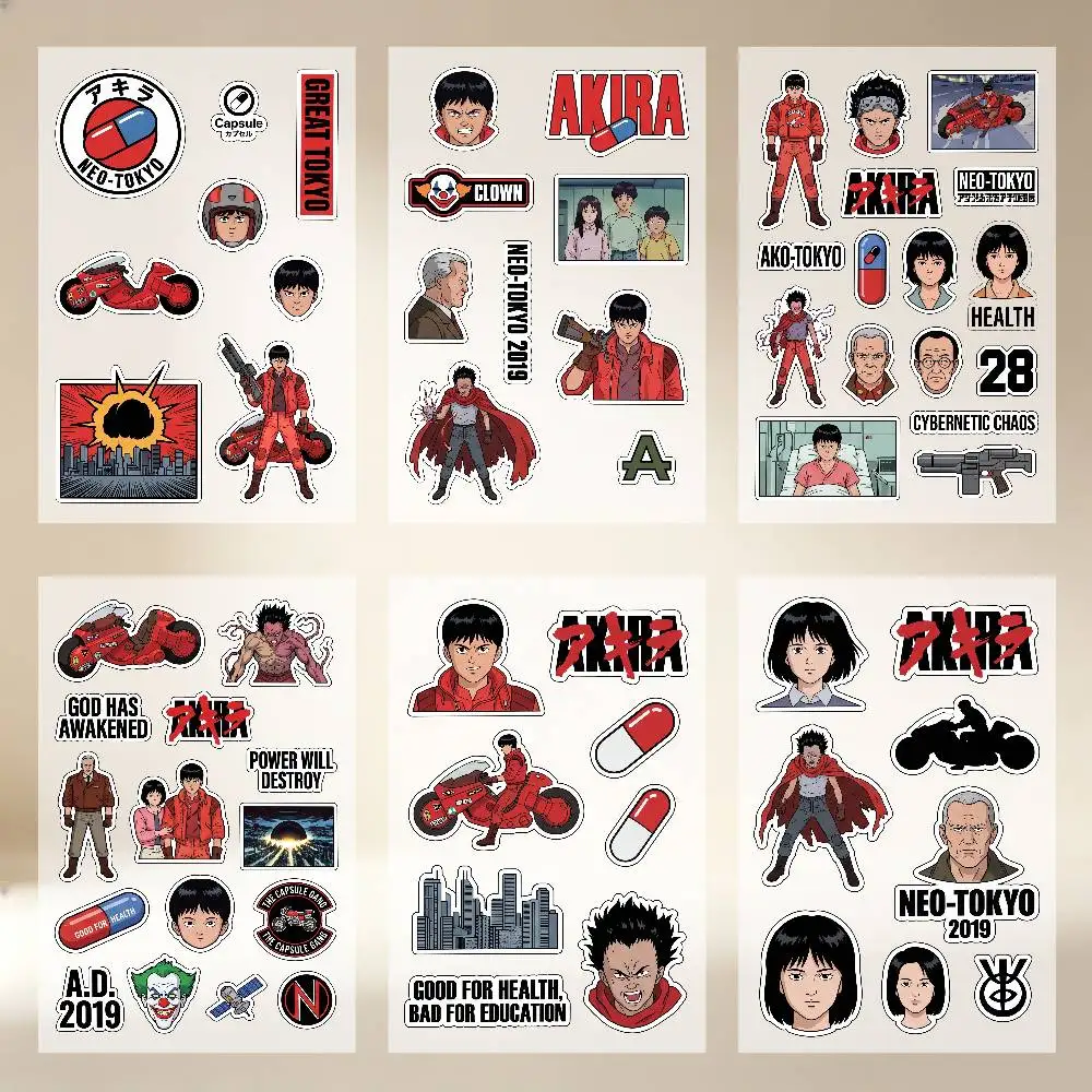 Classic Anime A-Akira Stickers Auto Body Bumper Windows Motorcycle Laptop Walls Vinyl Decal Car Tuning Accessories