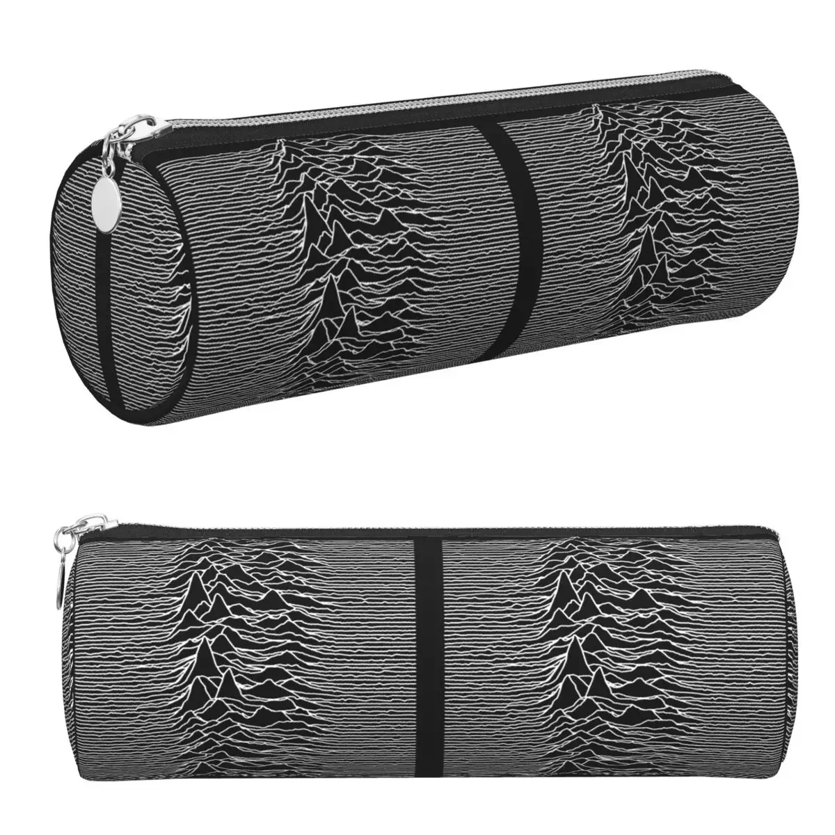 Unknown Pleasures Pencil Cases Pen Holder Cylinder Pen Box Pencil Bag for Studen School