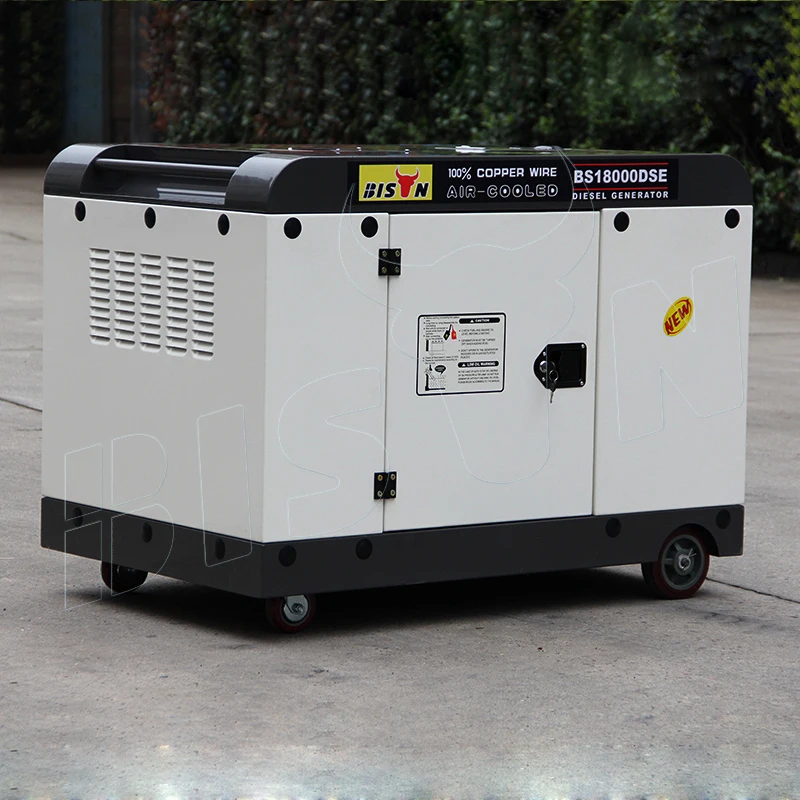 Chinese Power 11kw 12kw 12kva 10 Kva 10kva 10kw Single Phase Electric Silent Type Generator Diesel