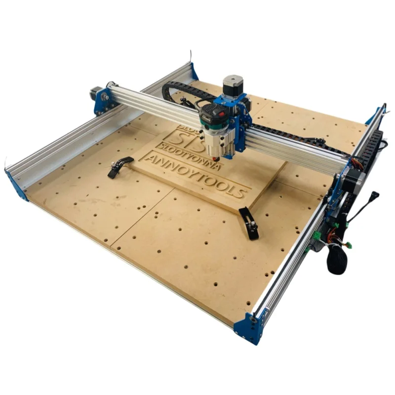 DIY 3 Axis CNC 8080 Wood Router 800w Single ATC Engraver Milling Machine 80*80cm Big Area Arts Crafts Cutting Retail Pump Gear