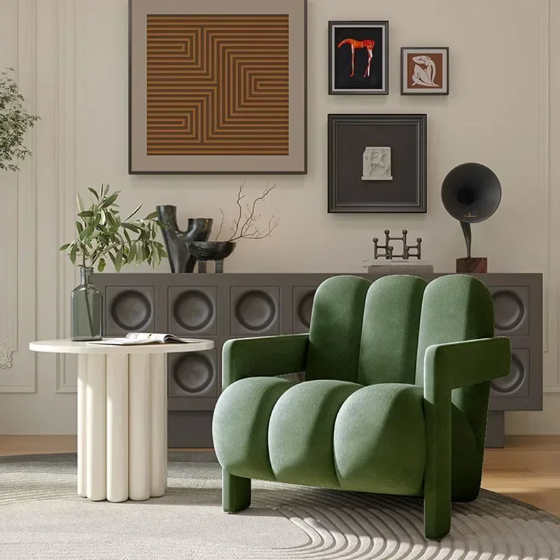 

Design Modern Living Room Chairs White Lazy Recliner Nordic Lounge Indoor Italian Comfy Luxury Individual Room Furniture